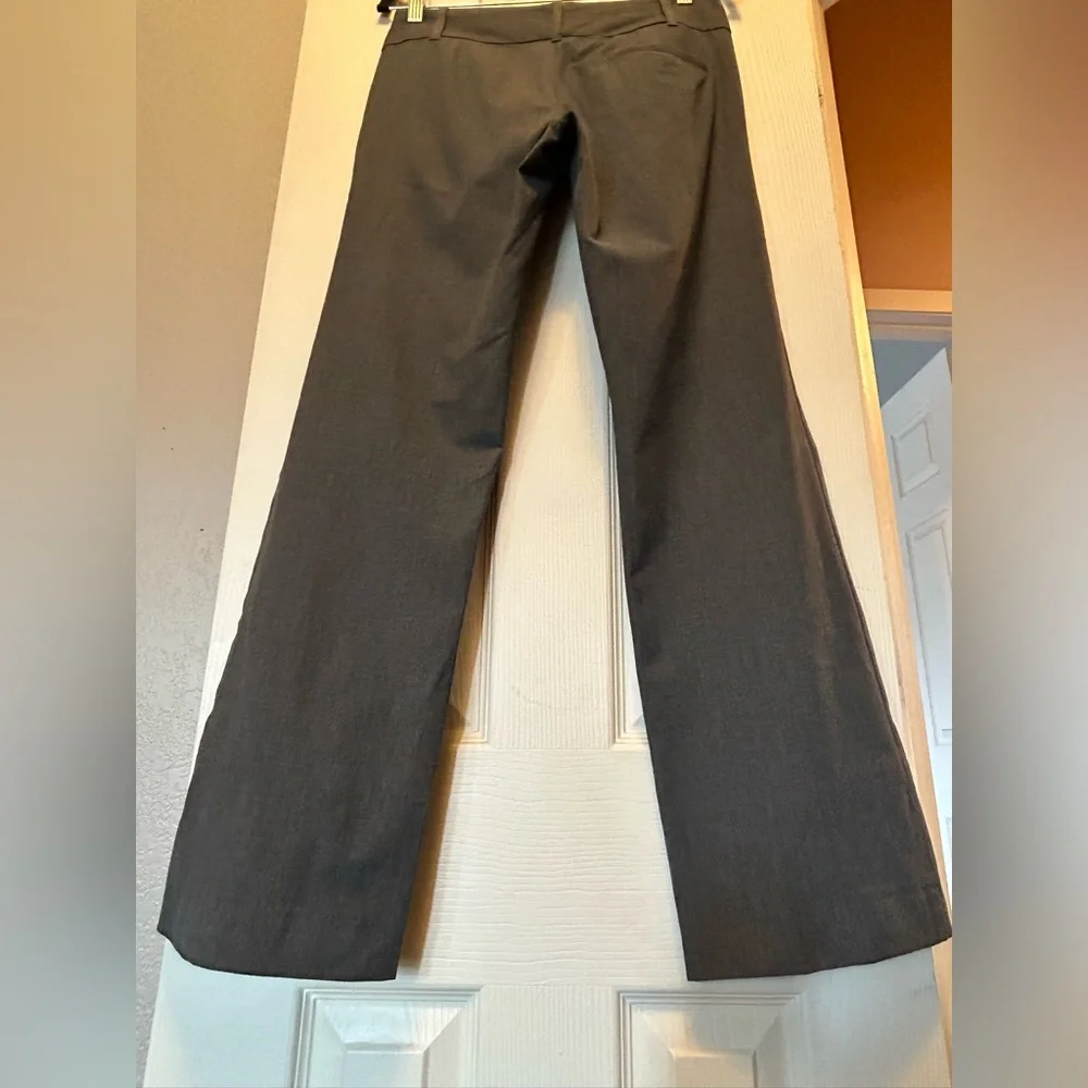 Old Navy Stretch Wide Leg Business Casual Career Dress Pant Trouser Gray Size 4